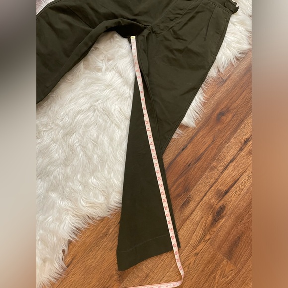 VTG NON STOCK British Army Style Double Pleated Trousers Army Green, Size 30 - Picture 13 of 14